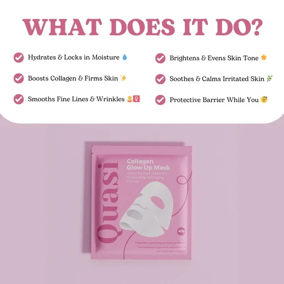 QUASI Glow up mask 4pk - Picture 2 of 3